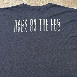 David Goggins T Shirt Mens 2XL Blue Back On The Log Stay Hard Battle Axe Limited